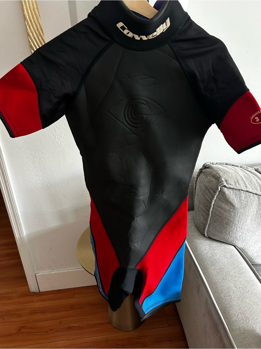 Connelly Neoproene Watersports Ski Wet Suit Size S Skiwarm Short Sleeve